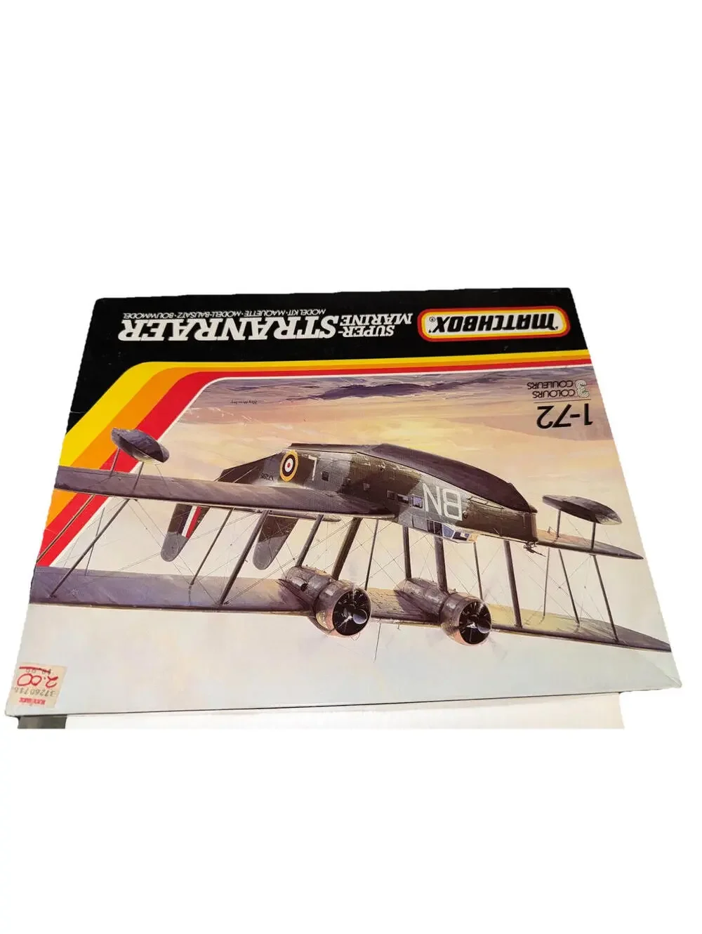 Matchbox Super-Marine Stranraer British Biplane Seaplane - Opened Box 1/72